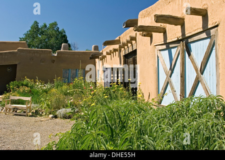 Blumenschein-Haus und Museum, Taos, New Mexico, Vereinigte Staaten Stockfoto