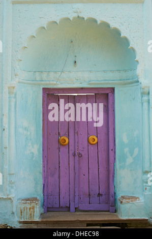 Tür, Murshidabad, ehemalige Hauptstadt von Bengal, West Bengalen, Indien, Asien Stockfoto