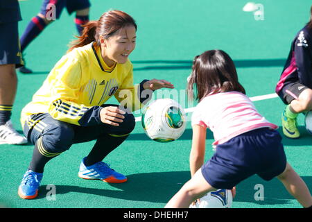 Yuki Ogimi, 8. November 2013 - Fußball: Nadeshiko Freunde Quadrat-Kick-off Event im nationalen Yoyogi Stadium Futsal Gericht, Tokio, Japan. (Foto: AFLO SPORT) [0006] Stockfoto