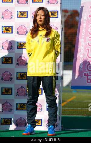 Yuki Ogimi, 8. November 2013 - Fußball: Nadeshiko Freunde Quadrat-Kick-off Event im nationalen Yoyogi Stadium Futsal Gericht, Tokio, Japan. (Foto: AFLO SPORT) [0006] Stockfoto