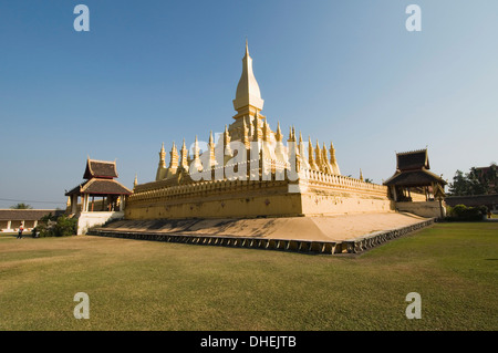 Pha Tat Luang, Vientiane, Laos Stockfoto