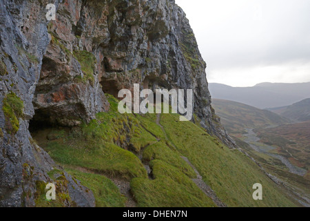 Inchnadamph Knochen-Höhlen Stockfoto