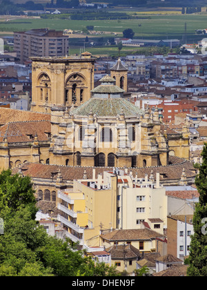 Kathedrale von Granada - berühmte Stadt in Andalusien, Spanien Stockfoto