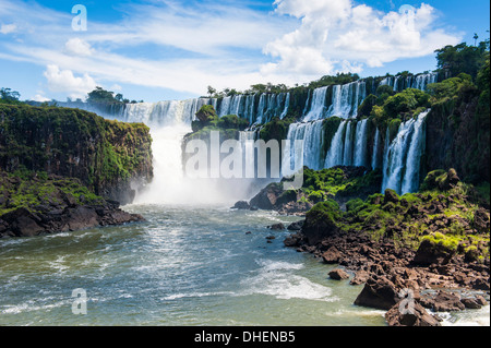 Foz de Iguazu, größte Wasserfälle Iguazu National Park, UNESCO-Weltkulturerbe, Argentinien Stockfoto