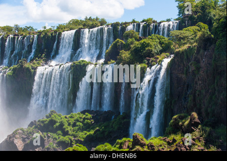 Foz de Iguazu, größte Wasserfälle Iguazu National Park, UNESCO-Weltkulturerbe, Argentinien Stockfoto