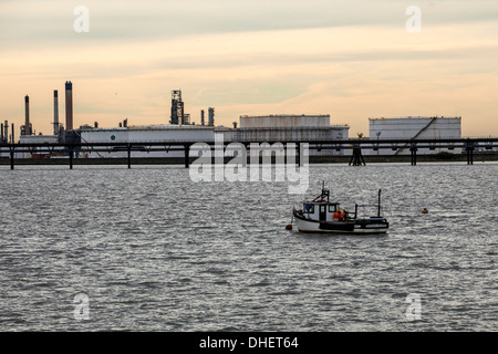 Stillgelegte Öl Raffinerie Coryton Stockfoto