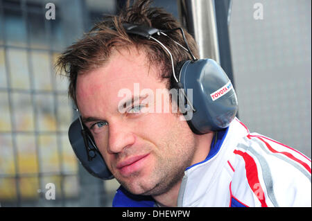 Shanghai, China. 8. November 2013. WEC 6-Stunden-Rennen. Tag zur freien Praxis und Qualifikation. #7 TOYOTA RACING (JAP) TOYOTA TS030 HYBRIDE NICOLAS LAPIERRE (FRA) Credit: Action Plus Sport/Alamy Live News Stockfoto