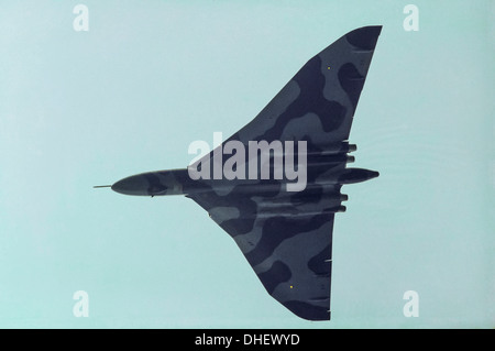 Avro Vulcan Bomber auf seiner Abschiedstournee von Großbritannien im Jahre 1984 / 85 Stockfoto
