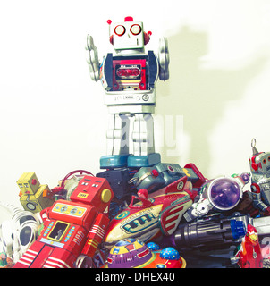 große Roboter an der Spitze Stockfoto