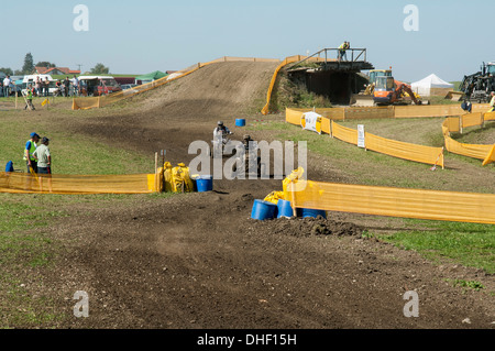 Bayerischen adac Motocross Meisterschaft in Reichling, Oberbayern, Deutschland 2011 Stockfoto