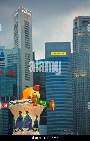 River Hongbao Karneval während des chinesischen Neujahrs, 2013, an der Esplanade, Singapur. Stockfoto