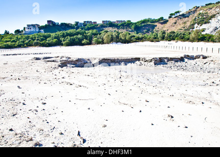 Solfatara - Vulkankrater Stockfoto