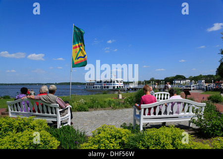 Bad Zwischenahn, Kurpark, Kurpark am Zwischenahner Meer, Ammerland, Niedersachsen, Deutschland Stockfoto