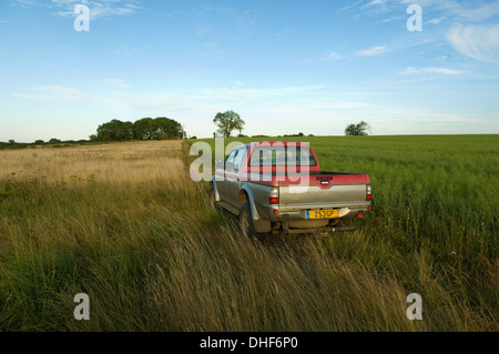 Ein Pick up Truck im ländlichen Bereich Stockfoto