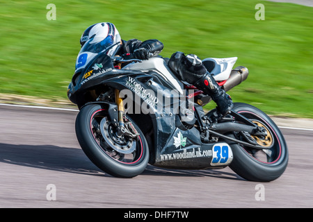 Thruxton NGRCC Race Bike treffen Stockfoto