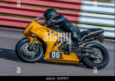 Thruxton NGRCC Race Bike treffen Stockfoto