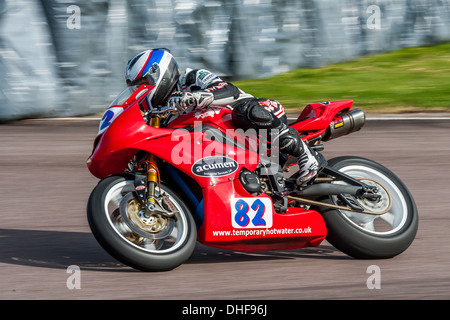 Thruxton NGRCC Race Bike treffen Stockfoto