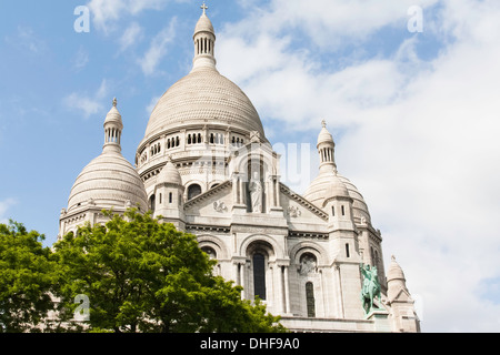 Sacre Coeur Kathedrale in Montmartre, Paris, Frankreich Stockfoto