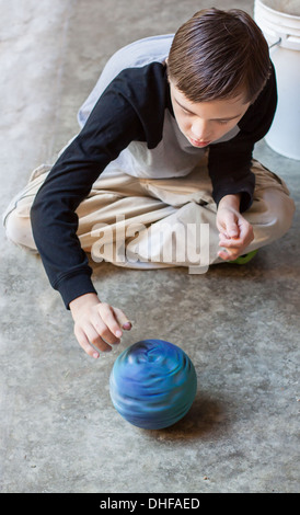 ANZEICHEN VON AUTISMUS Stockfoto