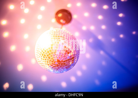Party Ball Lichtreflexion Hintergründe Stockfoto
