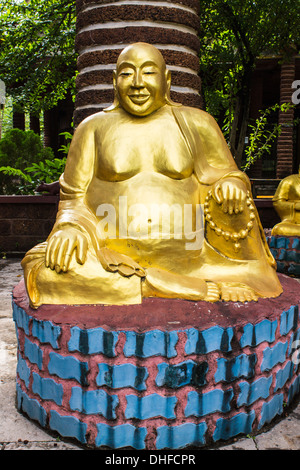 Statuette des Hotei (Buddha) in Thailand Stockfoto