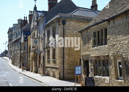 Alle Heiligen Straße, Stamford, Lincolnshire, England, Vereinigtes Königreich Stockfoto