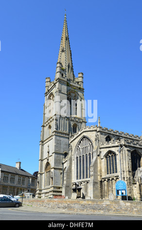 Kirche aller Heiligen, Red Lion Square, Stamford, Lincolnshire, England, Vereinigtes Königreich Stockfoto