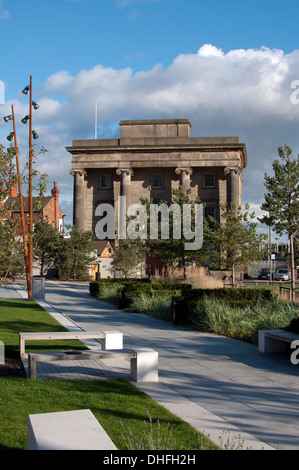 Curzon Street Station von Eastside City Park, Birmingham, UK Stockfoto