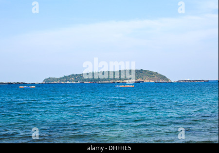 Draufsicht der Sichang Insel, Chonburi, Thailand. Stockfoto