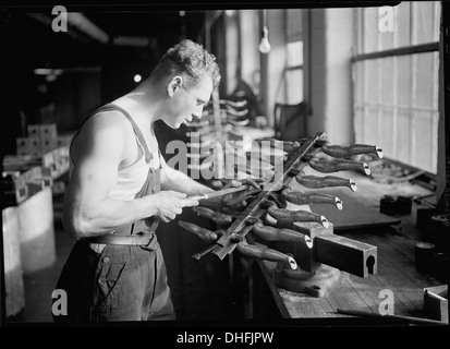 Mount Holyoke, Massachusetts - Paragon Rubber Co. und amerikanischen Charakter-Puppe. Gummiformen Puppe Gebäude. 518347 Stockfoto