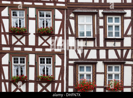 Historische Fachwerkhäuser in Deutschland Stockfoto