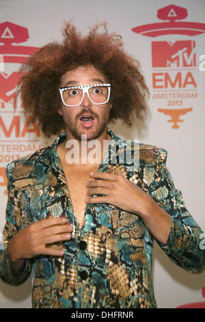 Amsterdam, Niederlande. 9. November 2013. Musik-Künstler Redfoo besucht die Pressekonferenz von 2013 MTV EMAs aka MTV Europe Music Awards am Westerunie in Amsterdam, Niederlande, am 9. November 2013. : Bildnachweis Hubert Boesl/Dpa: Dpa picture-Alliance/Alamy Live News Stockfoto