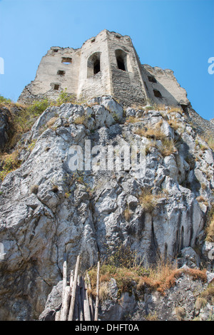 Burg Beckov - Slowakei Stockfoto