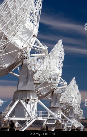 Radioteleskope, Very Large Array (VLA), in der Nähe von Magdalena, New Mexico, Vereinigte Staaten Stockfoto