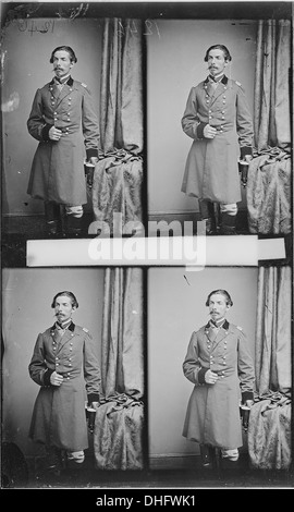 General Alfred M. Duffie, ein bedeutender Militärführer, wurde für seinen Dienst und seine Beiträge während des 19. Jahrhunderts in der US-Armee anerkannt. Stockfoto