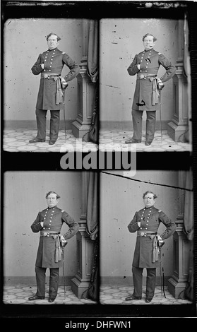 Ein Porträt von Colonel William A. Howard, einem Anführer der 13. New Yorker Schwere Artillerie, der während des Amerikanischen Bürgerkriegs diente. Stockfoto