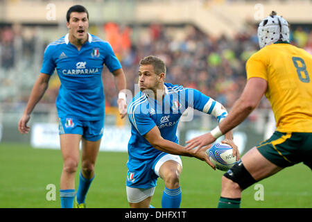 Turin, Italien. 9. November 2013. Tobias Botes während der Rugby-Testspiel zwischen Italien und Australien im Stadio Olimpico am 9. November 2013 in Turin, Italy.Photo: Filippo Alfero/NurPhoto Credit: Filippo Alfero/NurPhoto/ZUMAPRESS.com/Alamy Live News Stockfoto