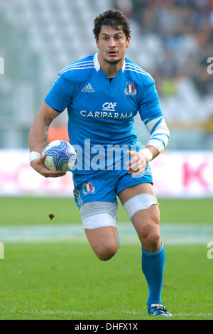 Turin, Italien. 9. November 2013. Alessandro Zanni während der Rugby-Testspiel zwischen Italien und Australien im Stadio Olimpico am 9. November 2013 in Turin, Italy.Photo: Filippo Alfero/NurPhoto Credit: Filippo Alfero/NurPhoto/ZUMAPRESS.com/Alamy Live News Stockfoto