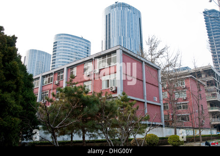 Sanlitun SOHO Einkaufszentren, Büro- und Wohnhäuser im Zentrum von Sanlitun Bereich im Chaoyang District, Beiijing, China Stockfoto