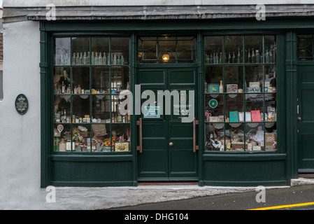 National Trust von Guernsey viktorianischen Shop & Stube, St Peter Port, Kanalinseln Stockfoto