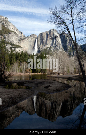 Yosemite Fälle, Yosemite-Nationalpark, Kalifornien, Vereinigte Staaten von Amerika Stockfoto