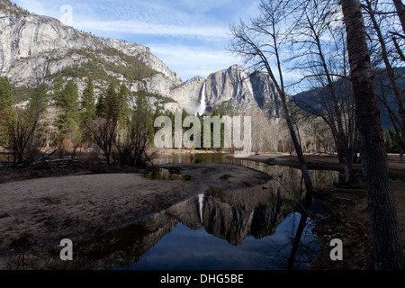 Yosemite Fälle, Yosemite-Nationalpark, Kalifornien, Vereinigte Staaten von Amerika Stockfoto