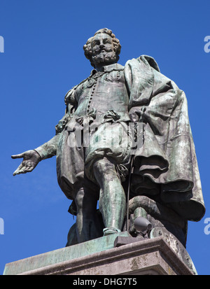 Antwerpen - Statue des Malers Rubens von Willem Geefs (1805-1883) Stockfoto