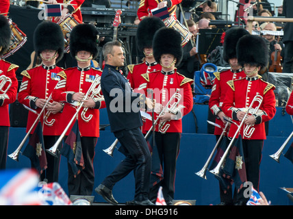 Ein Konzert in der Mall am 4. Juni 2012 im Buckingham Palace in London, H.M diamantene Thronjubiläum der Queen zu feiern statt. Stockfoto