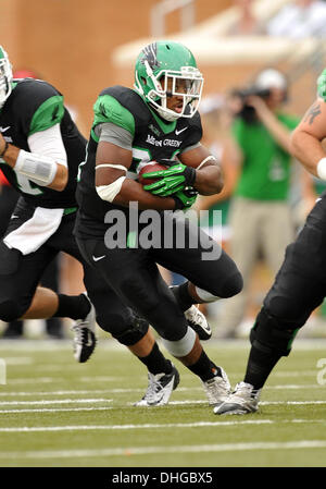 Denton, Texas, USA. 9. November 2013. 9. November 2013: während der NCAA Football-Spiel zwischen UTEP Miners und dem North Texas bedeutet grün Apogee-Stadion in College Station, Texas. UNT gewinnt gegen UTEP, 41-7. © Csm/Alamy Live-Nachrichten Stockfoto