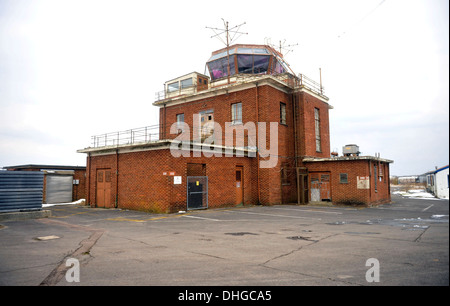 ehemaligen US Air Force Base für Filmkulissen und werden neu entwickelte Bild von Brian Jordan/Alamy Live News verwendet Stockfoto