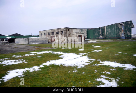 ehemaligen US Air Force Base für Filmkulissen und werden neu entwickelte Bild von Brian Jordan/Alamy Live News verwendet Stockfoto