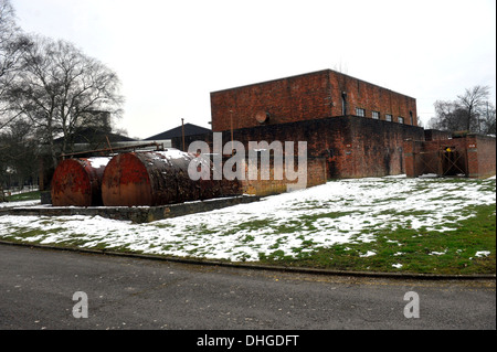 ehemaligen US Air Force Base für Filmkulissen und werden neu entwickelte Bild von Brian Jordan/Alamy Live News verwendet Stockfoto