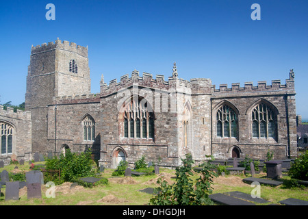 St Beuno Kirche Clynnog Fawr Cardigan Halbinsel Gwynedd North Wales UK Stockfoto