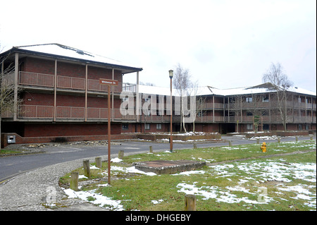 ehemaligen US Air Force Base für Filmkulissen und werden neu entwickelte Bild von Brian Jordan/Alamy Live News verwendet Stockfoto